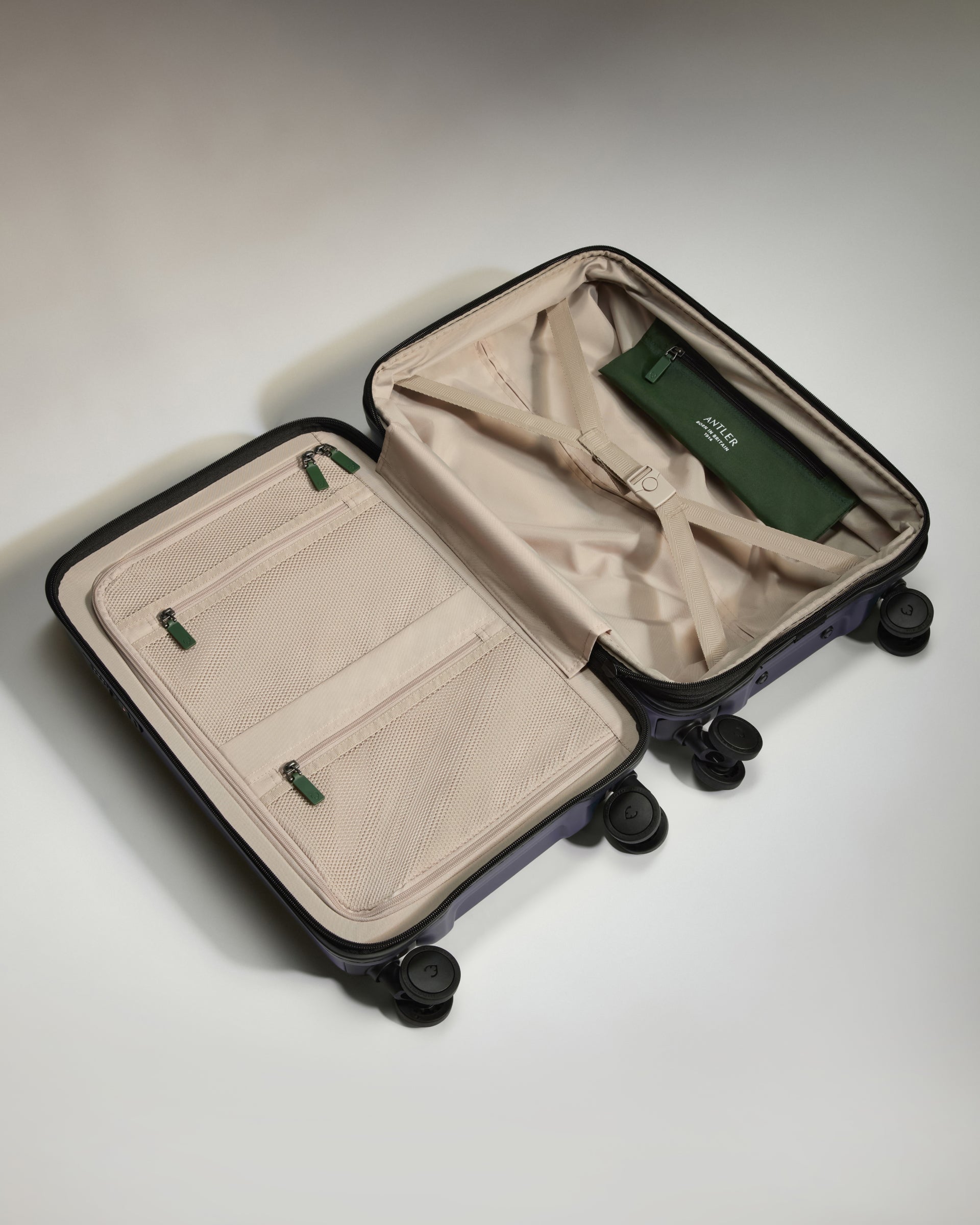 Antler Icon Stripe Exp Cabin Suitcase - 55cm