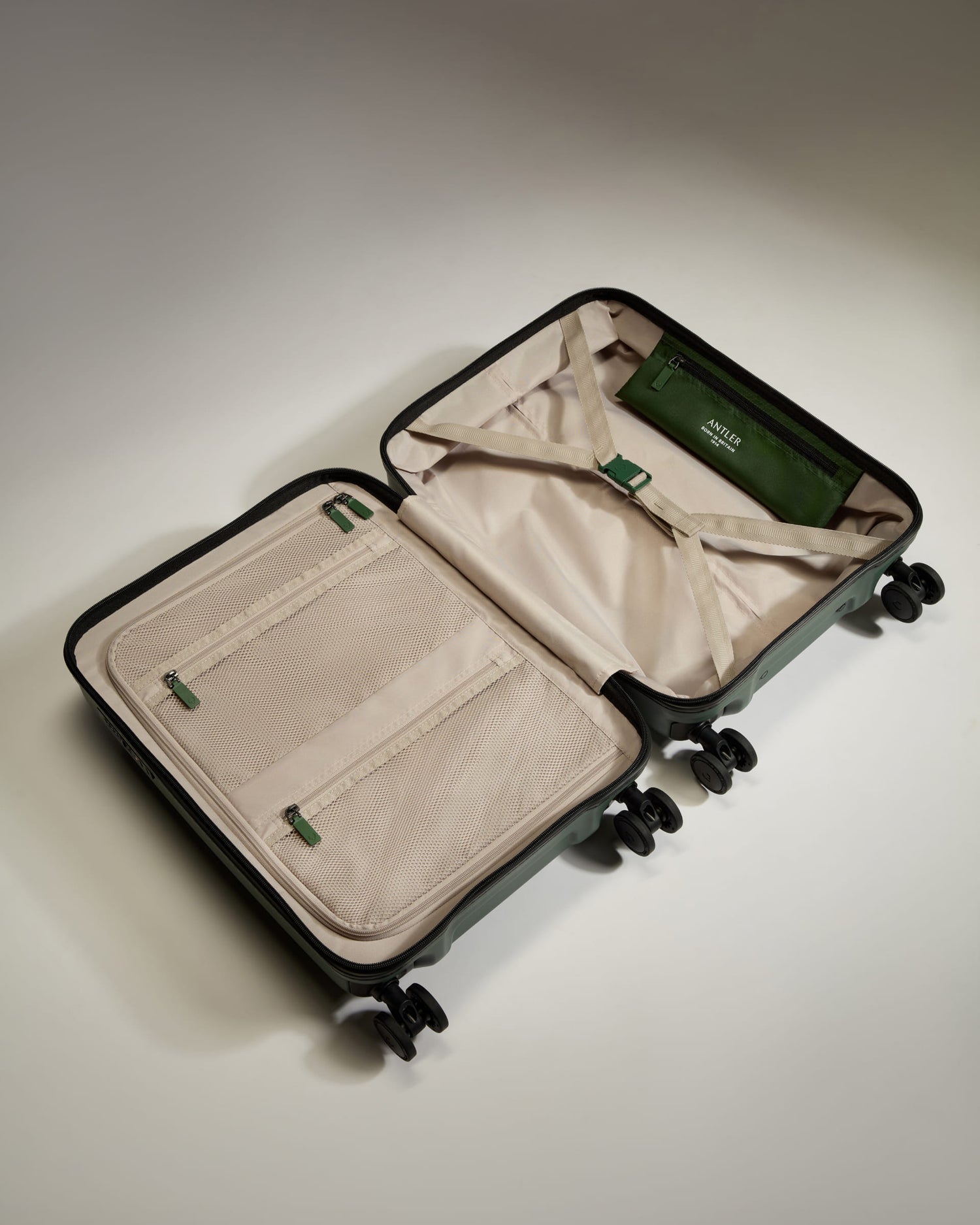 Antler Icon Stripe Cabin with Pocket Suitcase - 55cm