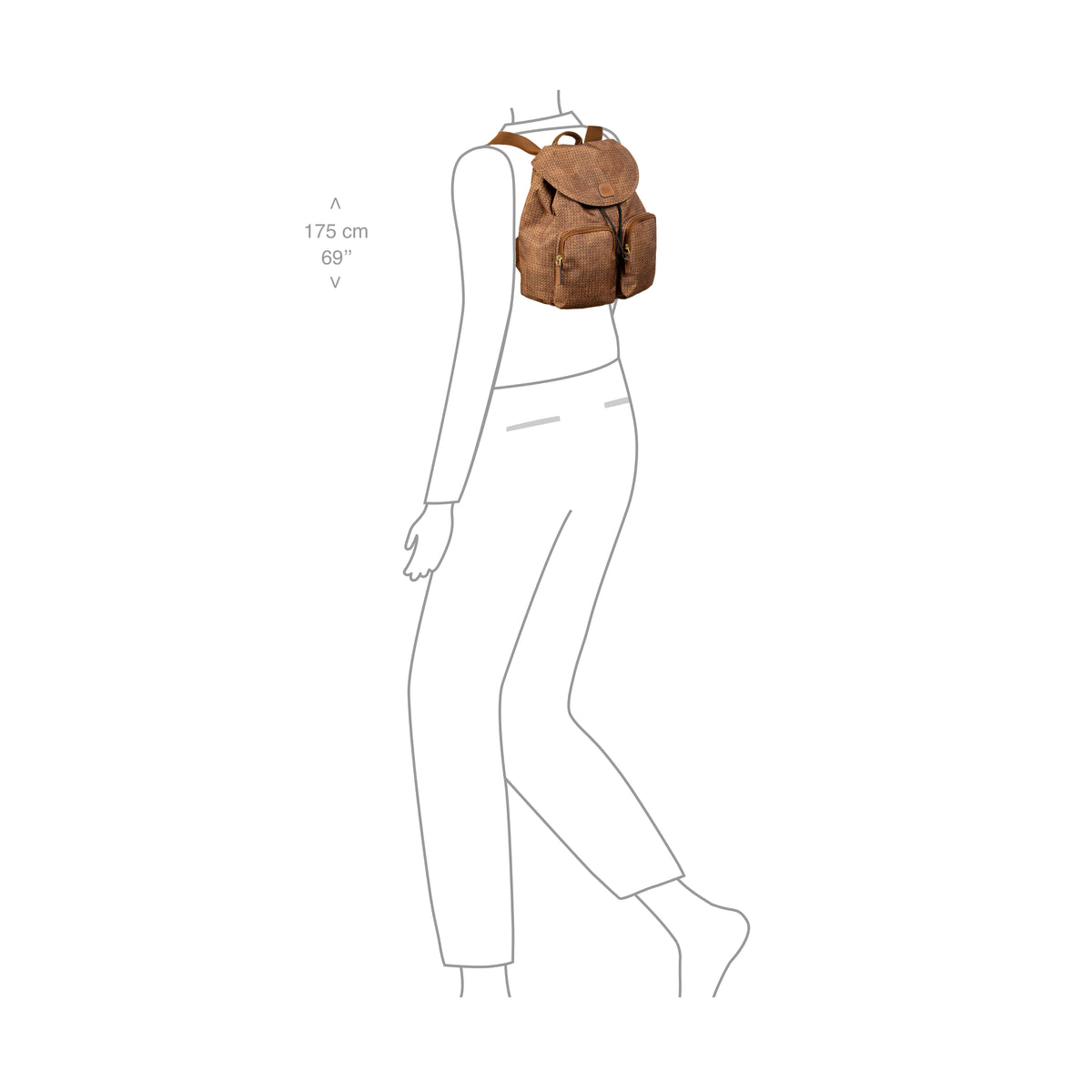 Bric’s Small city backpack X-Collection