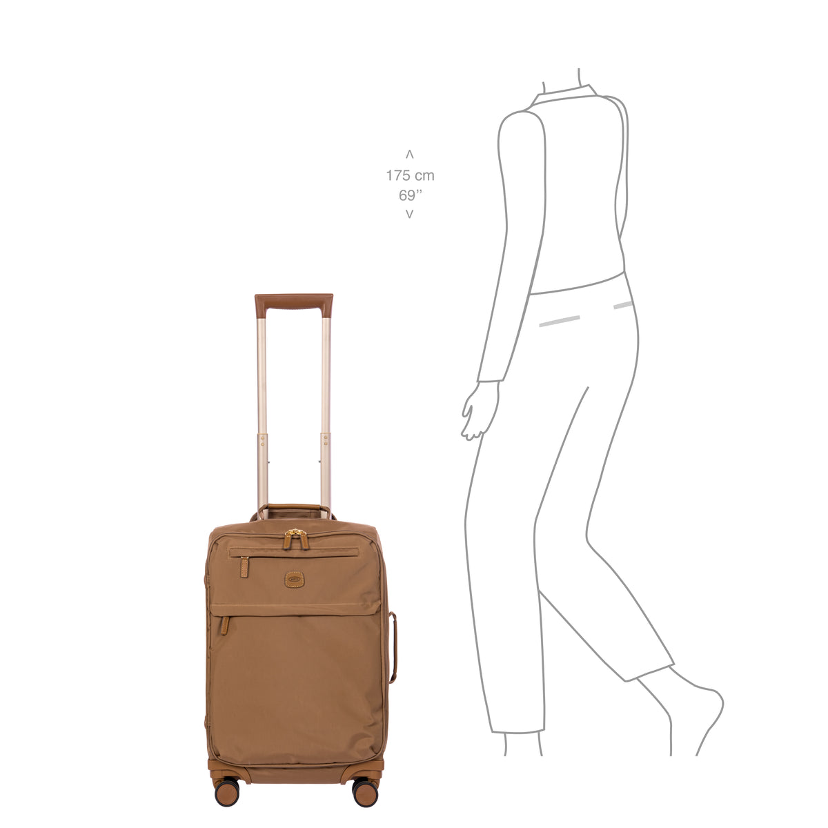 Brics X-Travel Trolley 55cm Spinner