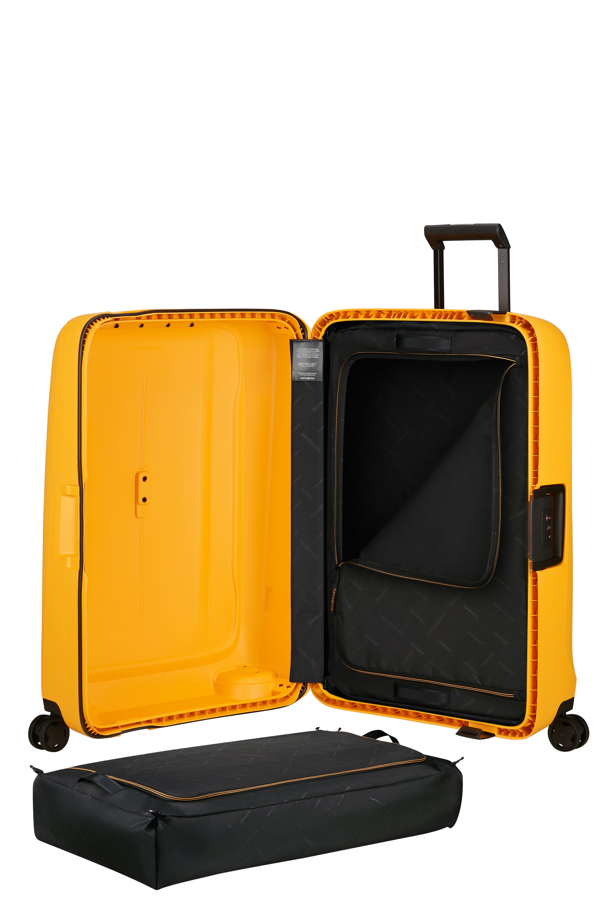 Samsonite orange online luggage