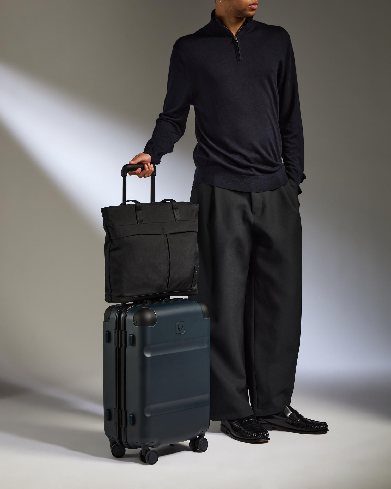 Antler Heritage Stripe Cabin Suitcase - 55cm
