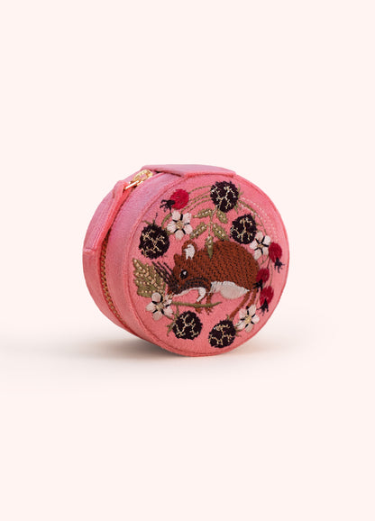 Powder Round Jewellery Box