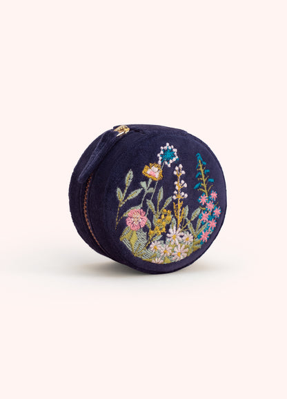 Powder Round Jewellery Box