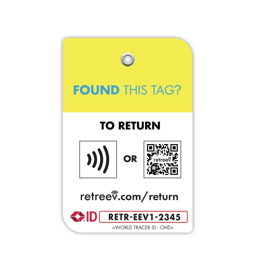 Retreev Smart Tags Yellow Combo Pack - 2 X Yellow Originals &amp; 9 X Smart Stickers