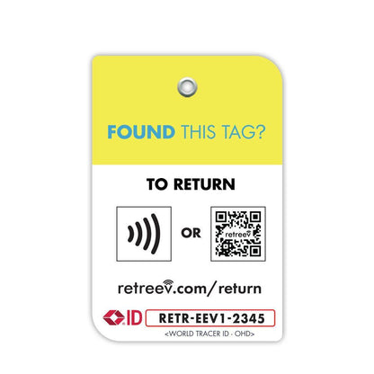 Retreev Smart Tags Yellow Combo Pack - 2 X Yellow Originals &amp; 9 X Smart Stickers