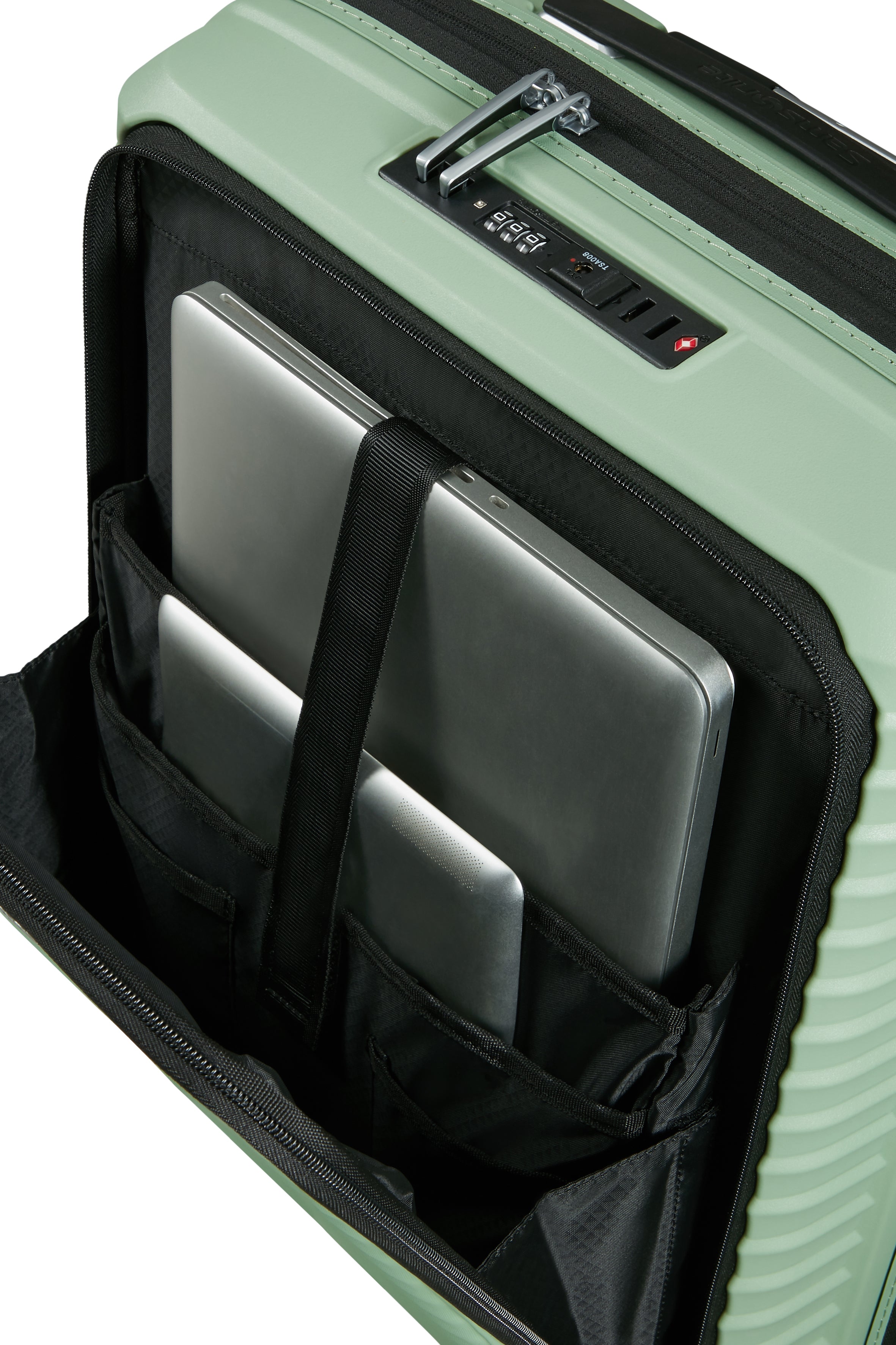 Samsonite Upscape Cabin Front Pocket Spinner EXP(4 wheels) 55cm (Easy Access Cabin)