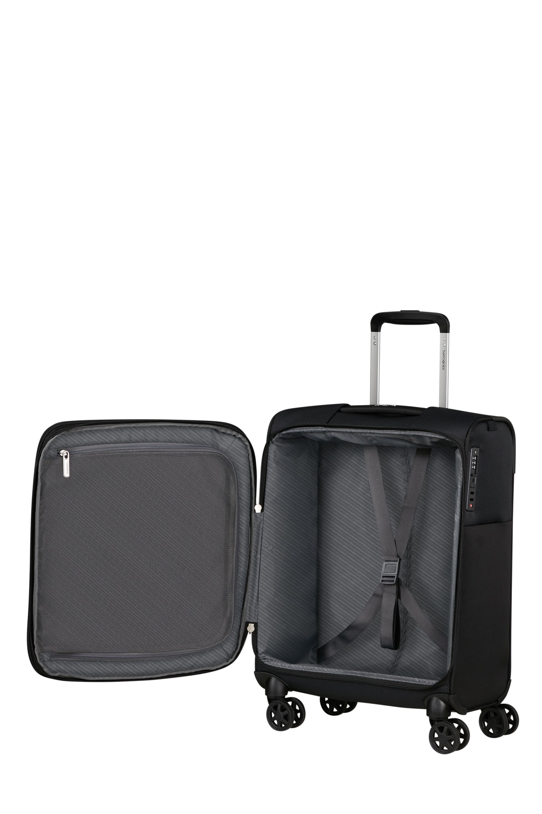 Samsonite Base Breeze 4 Wheel Exp Cabin Suitcase - 55cm