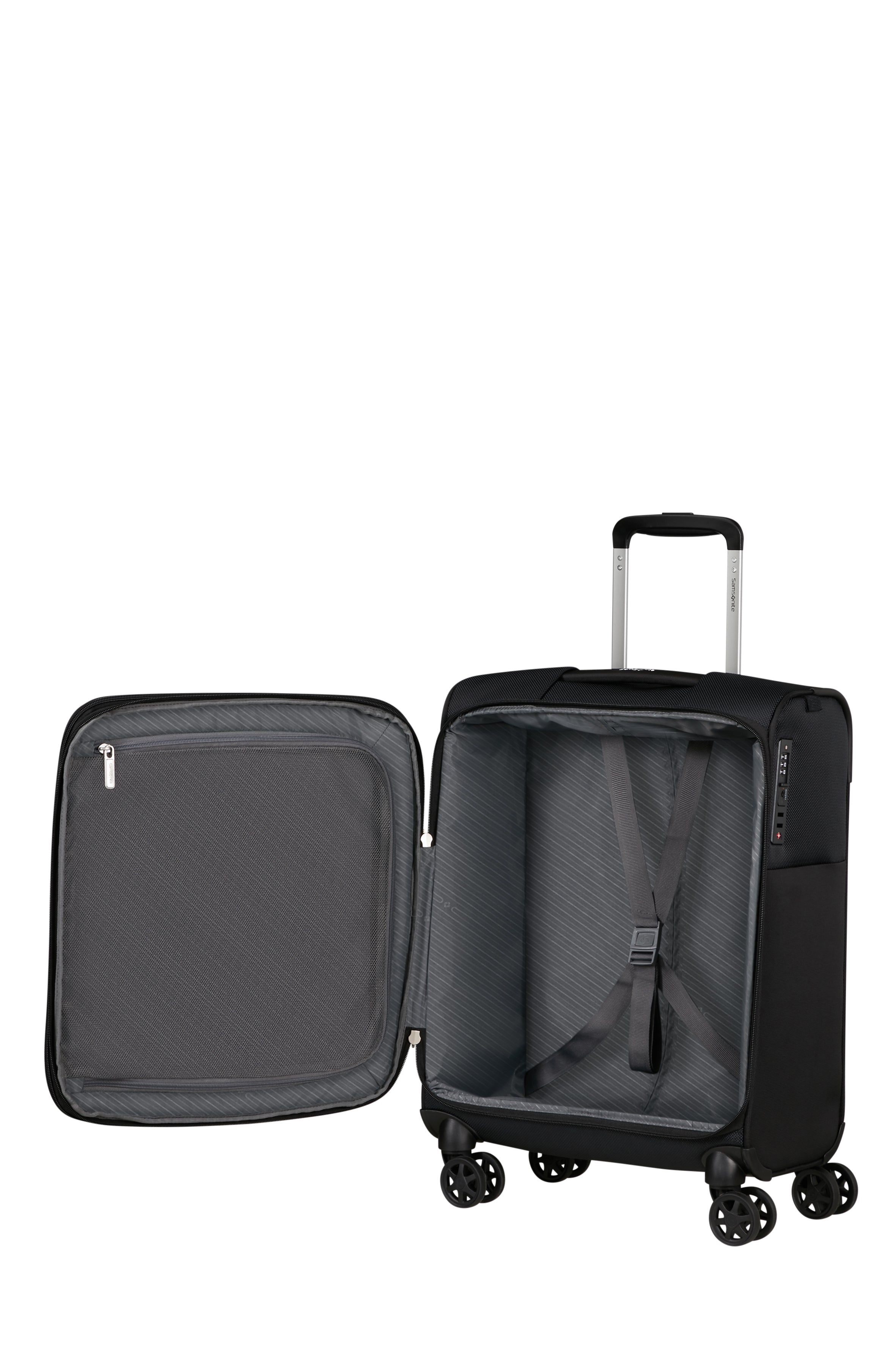 Samsonite Base Breeze 4 Wheel Exp Cabin Suitcase - 55cm