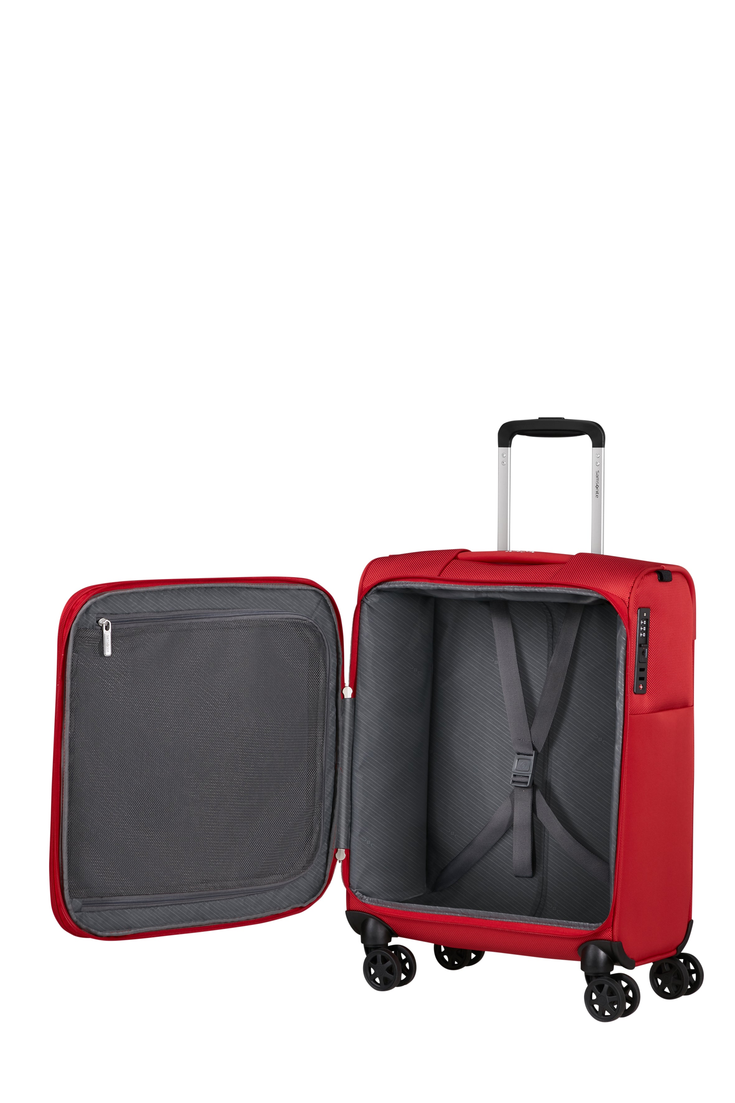 Samsonite Base Breeze 4 Wheel Exp Cabin Suitcase - 55cm
