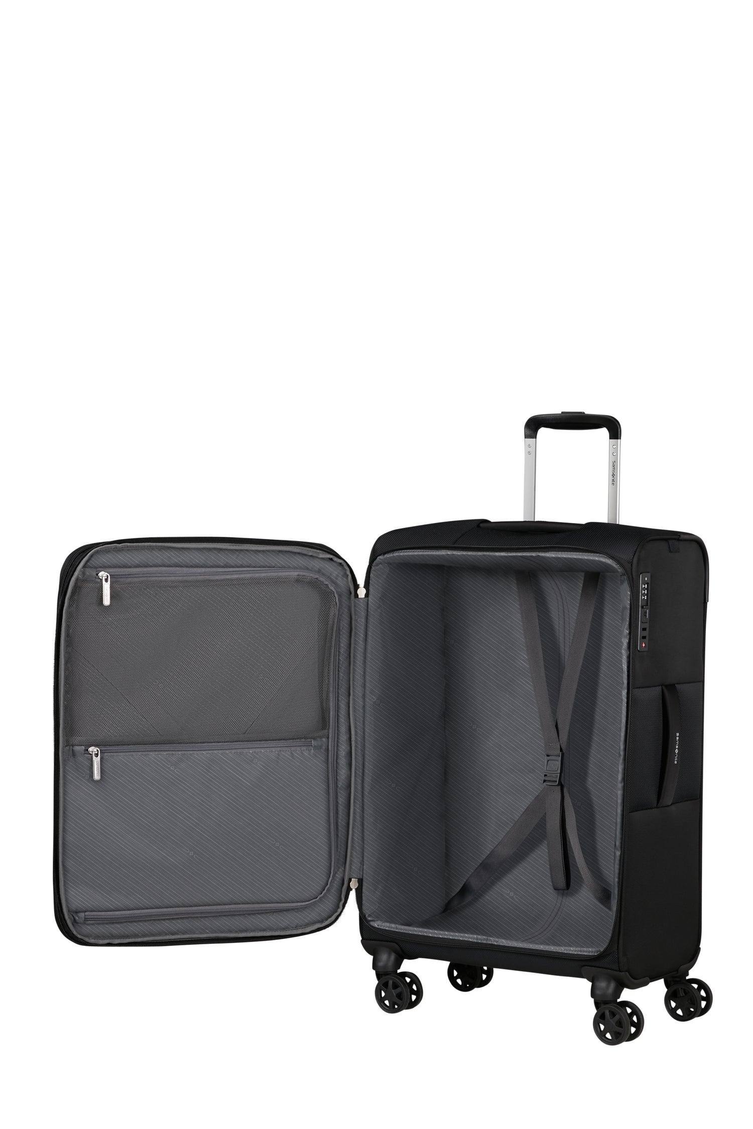 Samsonite Base Breeze 4 Wheel Exp Medium Suitcase - 67cm