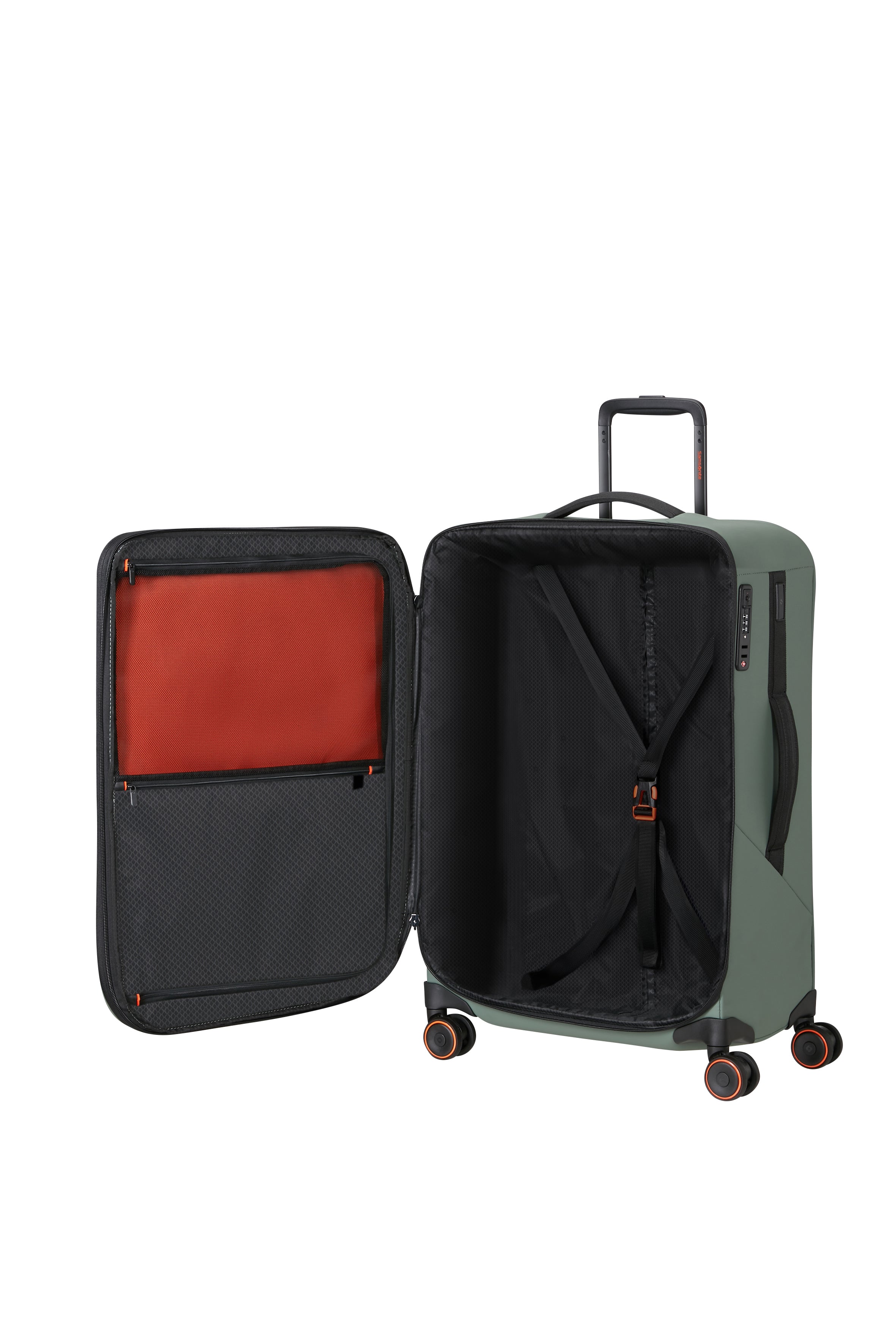 Samsonite Glazed Spinner expandable (4 wheels) 67cm- Medium
