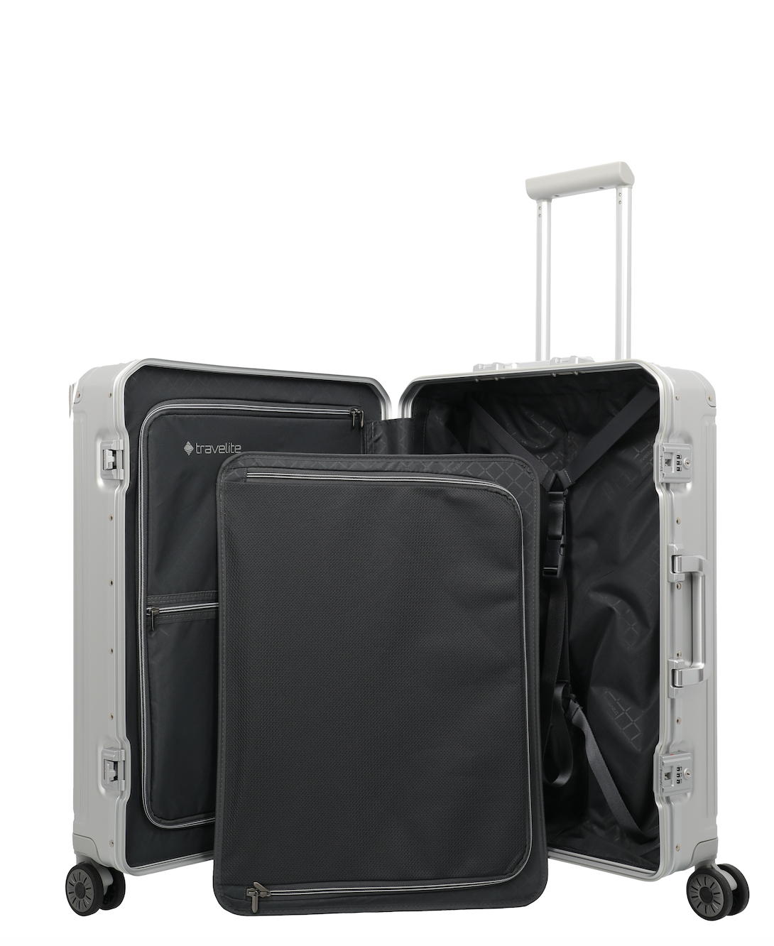 Travelite Next Trolley M - Aluminium