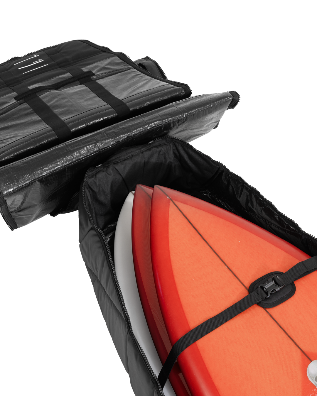 D_b_ Surf Pro Coffin 3-4 Boards Mid- length Black Out