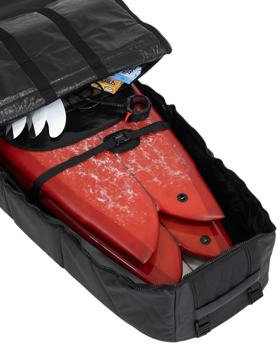 D_b_ Surf Pro Coffin 3-4 Boards Mid- length Black Out