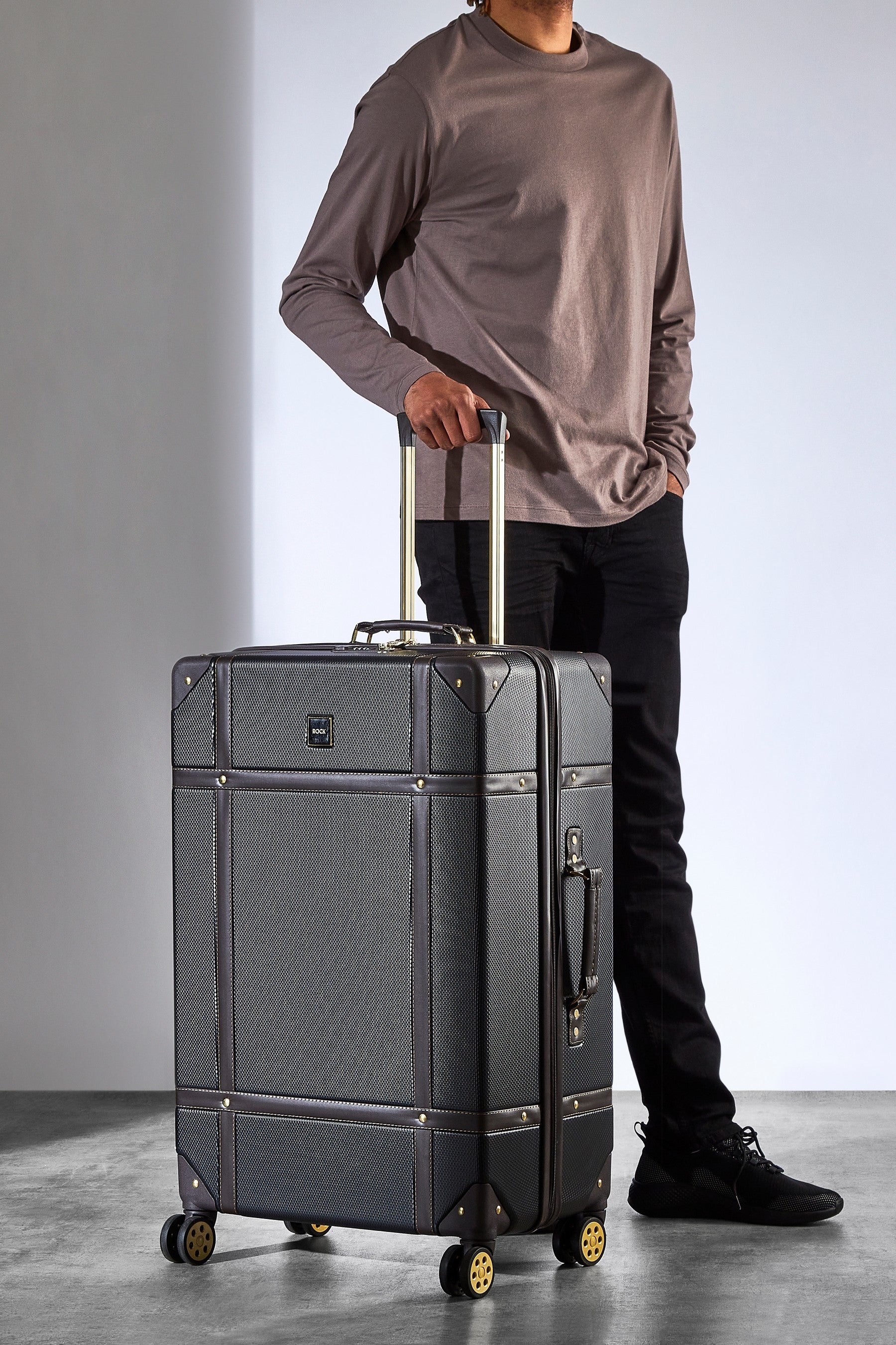Rock Vintage Large Suitcase