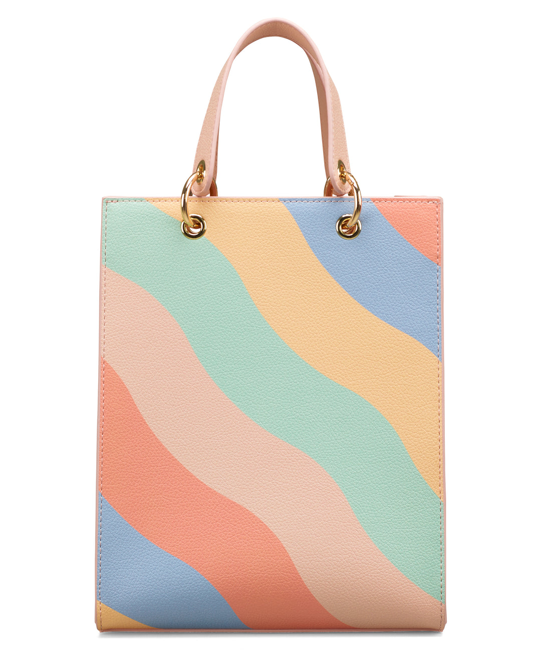 Yvonne Ellen Mini Structured Tote Bag - Wobble Stripe