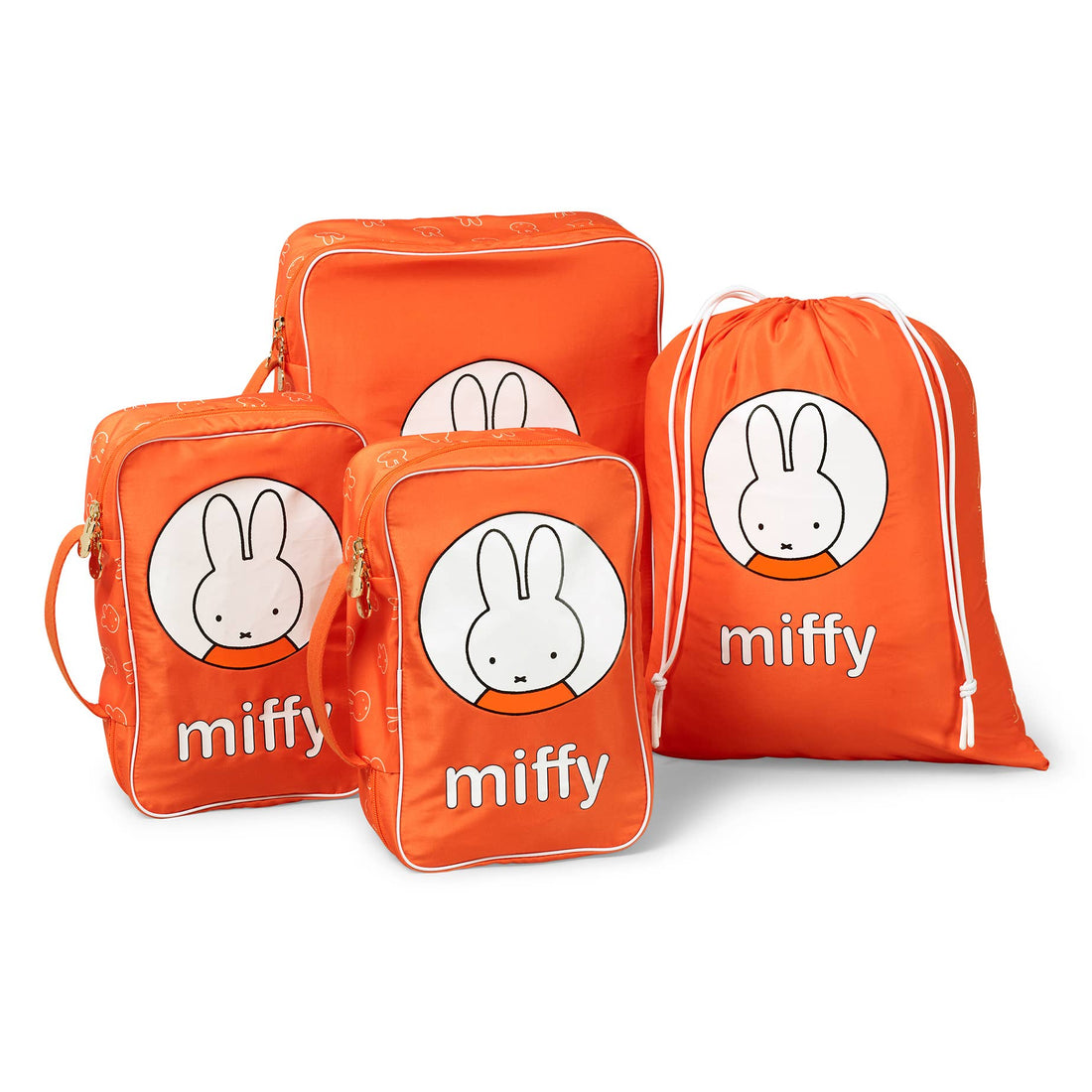 Miffy Orange Packing Cubes 4pc Set
