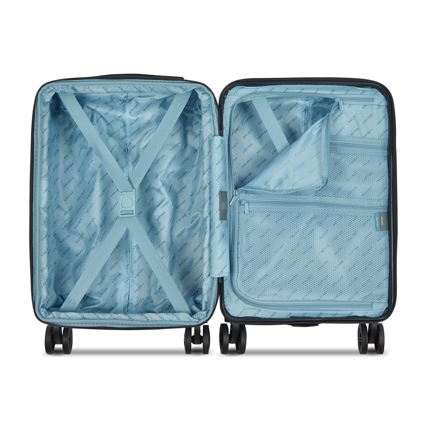 Delsey Air Armour 4 Wheel Slim Cabin Suitcase - 55cm