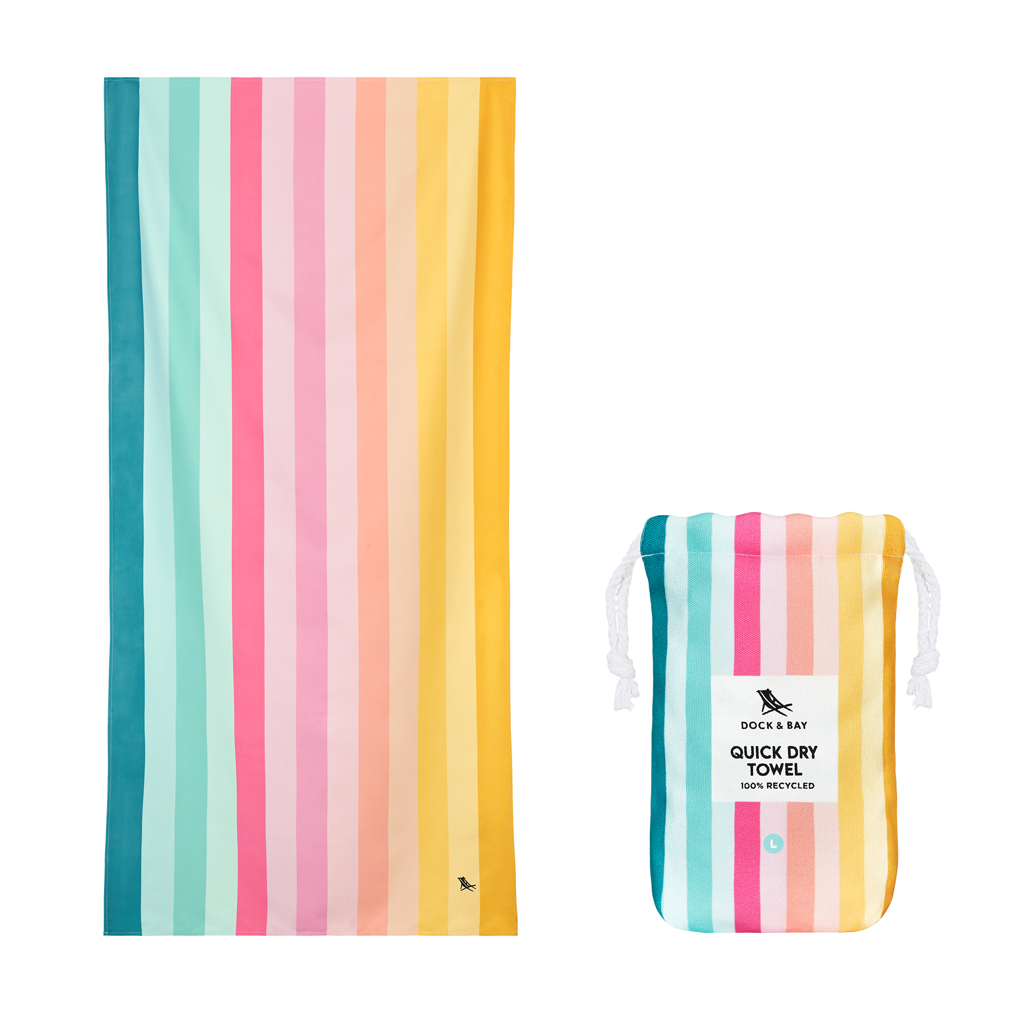 Dock &amp; Bay Quick Dry Design Towels - Large