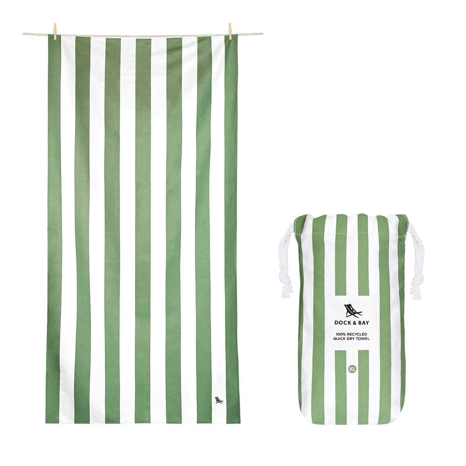 Dock &amp; Bay Quick Dry Classic Large Beach Towels